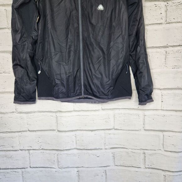 Nike ACG Sphere Dry Men's Black Gray Full  Zip-Up Jacket Pockets Size Medium - Picture 9 of 15